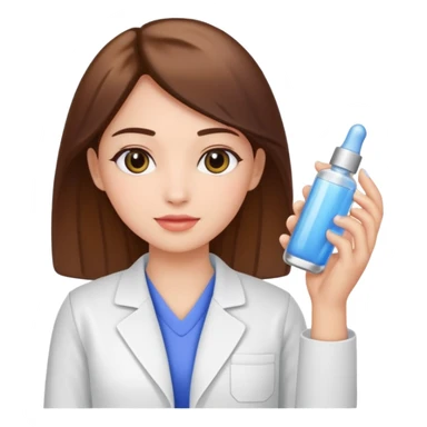 make a person who holds zo skin health cosmetics in her hand  sticker