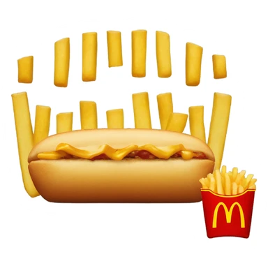 Mc Donald’s fries sticker