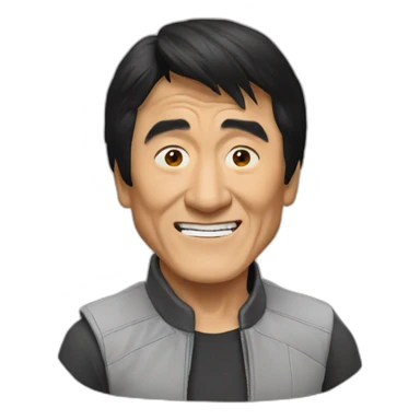 Jackie Chan stunt sticker
