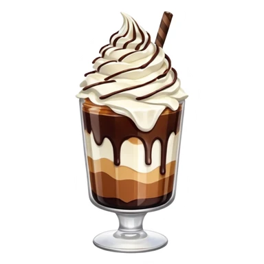 dessert in a glass sticker