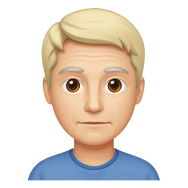 Parent Face with middle age sticker