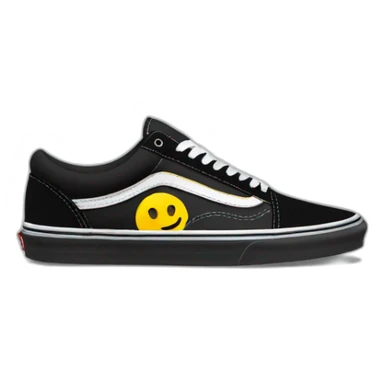 vans black old skool sticker