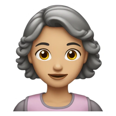 mujer con las manos en la cara sticker