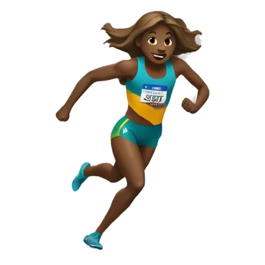 track and field sticker