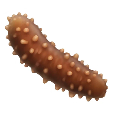 Flesh colored sea cucumber  sticker