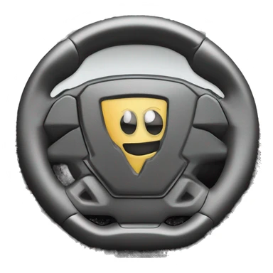 Steering wheel of lambo sticker