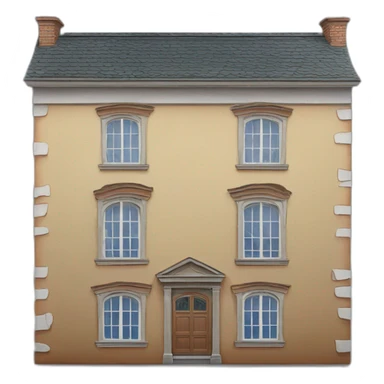 19th century German house sticker