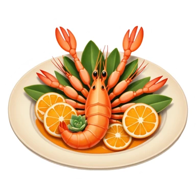 prawn plate sticker