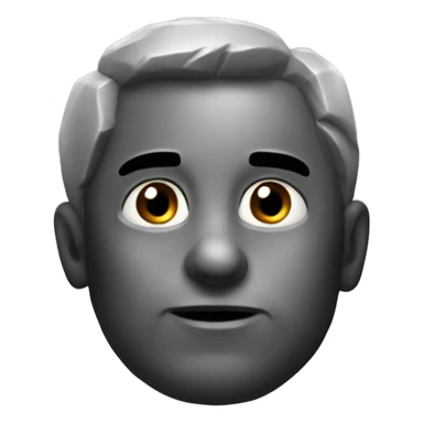 graphite ore realistic sticker