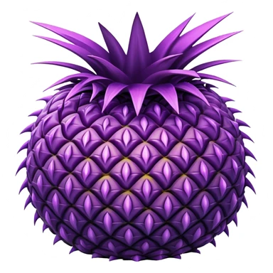purple pineapple sticker