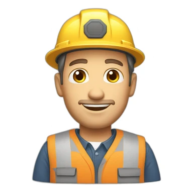 Caucasian Foreman sticker
