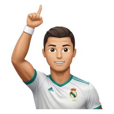Cristiano Ronldo während er Jubelt sticker