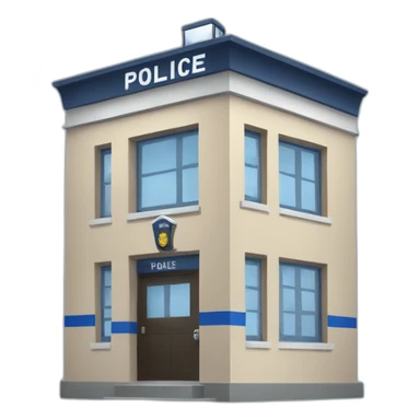 police station sticker