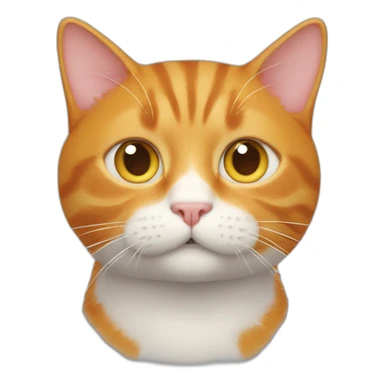 A ginger cat who's into physics sticker