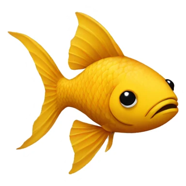 Fish covered in turmeric sticker