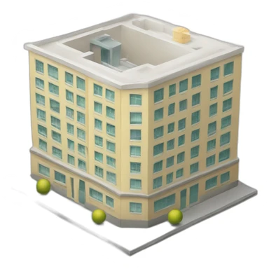 building diagram drawing sticker