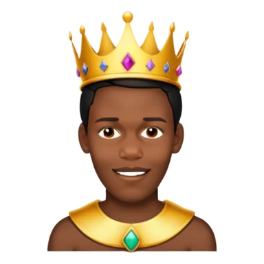 Wearing a crown sticker