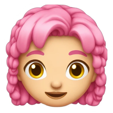 Cute pink backpack sticker