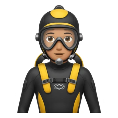 scuba diver sticker