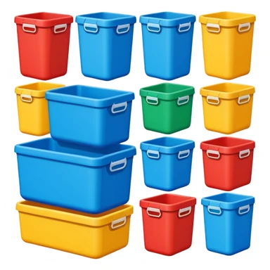 reusing containers as in personal care products icon sticker