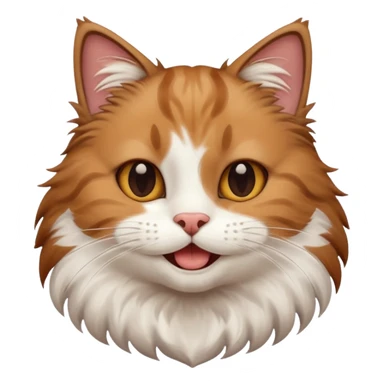 Cat happy bruin sticker