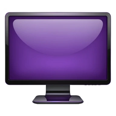 dark purple wide screen monitor sticker
