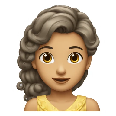 Uma princesa de olhos azuis,cabelo loiro liso e jovem sticker