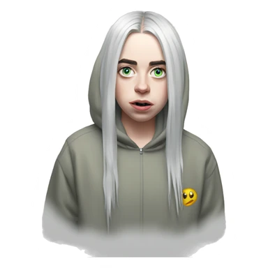 Billie eilish blohsh  sticker