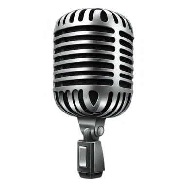 microphone for singers sticker