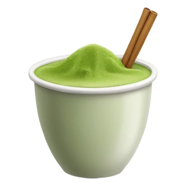 Matcha in a cup sticker