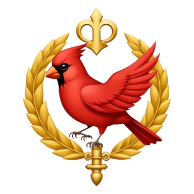 Cardinal's emblem with no red sticker