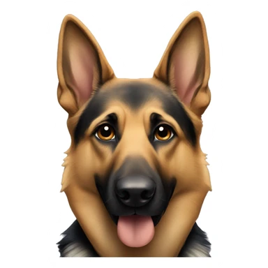 German shepherd dog sticker
