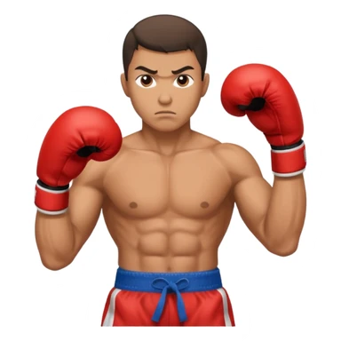 Kick boxer sticker