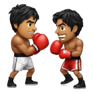 shahrukh khan boxing with selmon bhai sticker