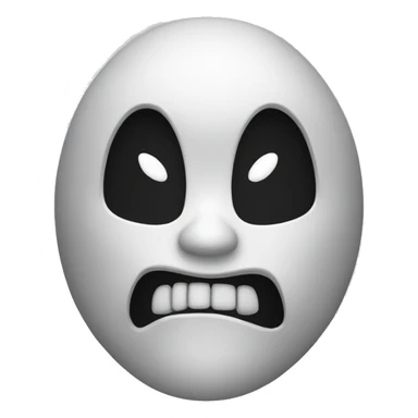 Scream mask  sticker