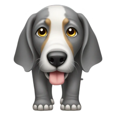 chien sur elephant sticker