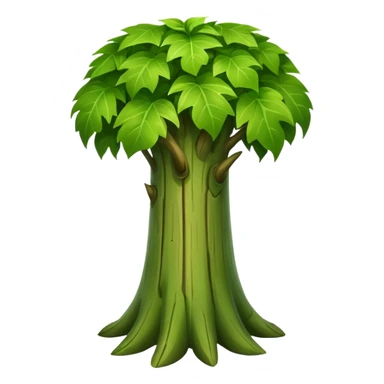 Giant stem plant big like a trunk sticker