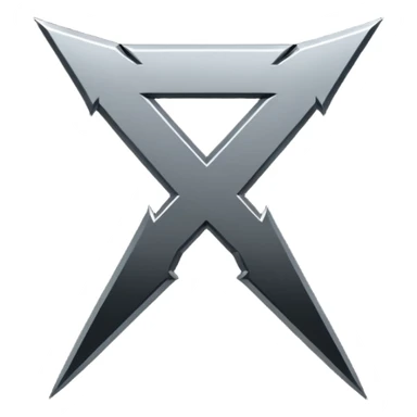 Metallica logo sticker