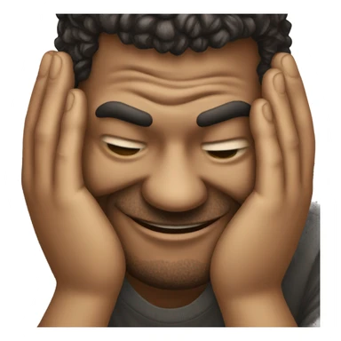 Laughing facepalming  sticker