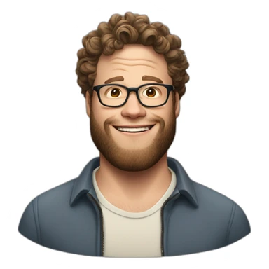 seth rogen sticker