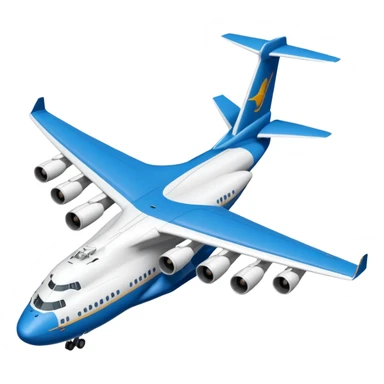 creame el avión antonov 225 sticker