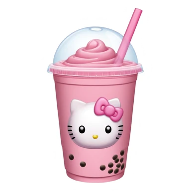 Hello kitty bubble tea  sticker