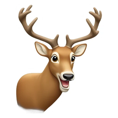 Big buck singing sticker