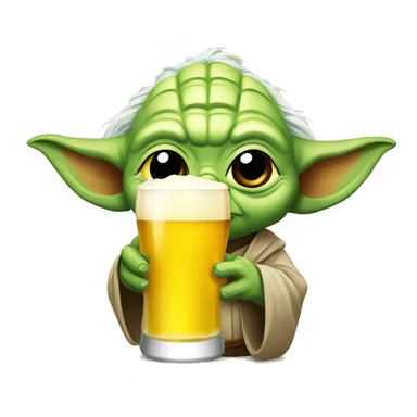 Yoda-drink-beer sticker