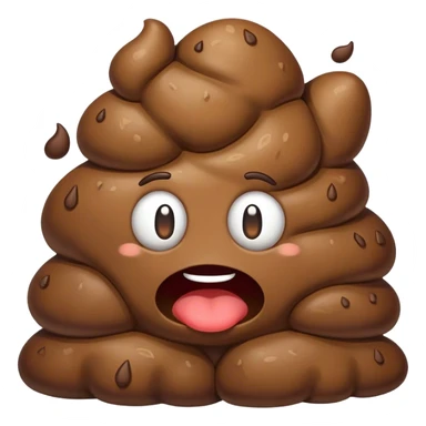 Big dirty poop sticker
