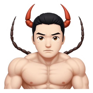 Sung Jin Woo from Solo Leveling facing the ant king of Jeju Island sticker