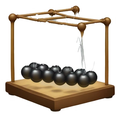 newton's cradle sticker