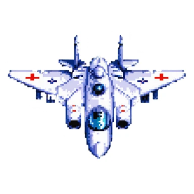 Su-57 jet, angled view sticker