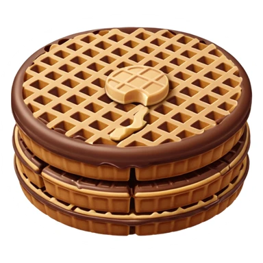 Reiswaffeln mit Vollmilchschokolade sticker