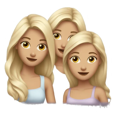 3 blonde Sisters sticker